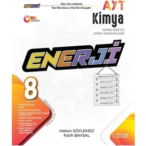 Palme Yayıncılık YKS AYT Enerji Kimya Konu Özetli Soru Fasikülleri