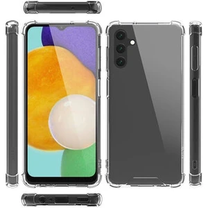 Techno Guru Samsung Galaxy A04S Köşe Korumalı Şeffaf Jelly Premium Silikon Kılıf