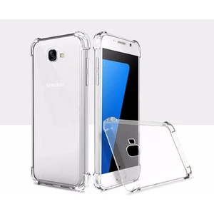 Techno Guru Samsung Galaxy J7 Prime Köşe Korumalı Şeffaf Jelly Premium Silikon Kılıf