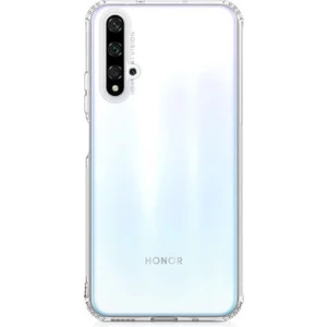 Techno Guru Huawei Nova 5t Köşe Korumalı Şeffaf Jelly Premium Silikon Kılıf