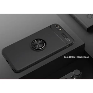 Techno Guru iPhone 6s Plus Ultra Koruma Sağlayan Stant Özellikli Yüzüklü Ravel Silikon Kılıf