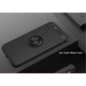 Techno Guru iPhone 7 Ultra Koruma Sağlayan Stant Özellikli Yüzüklü Ravel Silikon Kılıf