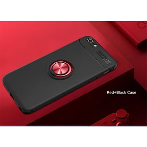 Techno Guru iPhone Se 2022 Ultra Koruma Sağlayan Stant Özellikli Yüzüklü Ravel Silikon Kılıf