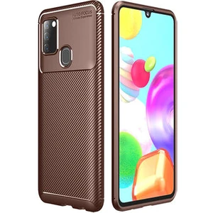 Techno Guru Samsung Galaxy A21S Gofret Desenli Ultra Koruma Sağlayan Negro Silikon Kılıf