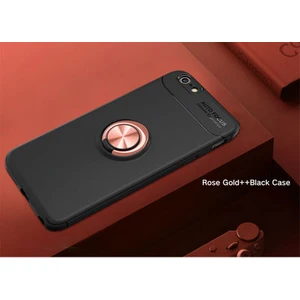 Techno Guru iPhone Se 2022 Ultra Koruma Sağlayan Stant Özellikli Yüzüklü Ravel Silikon Kılıf