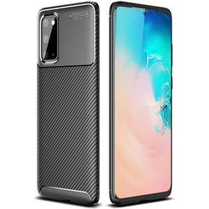 Techno Guru Samsung Galaxy S20 Gofret Desenli Ultra Koruma Sağlayan Negro Silikon Kılıf