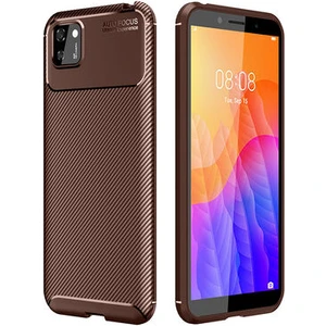 Techno Guru Huawei Y5P Gofret Desenli Ultra Koruma Sağlayan Negro Silikon Kılıf
