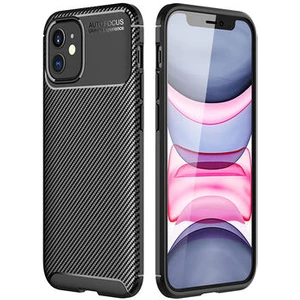 Techno Guru iPhone 12 Gofret Desenli Ultra Koruma Sağlayan Negro Silikon Kılıf