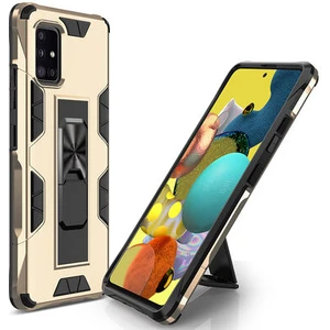 Techno Guru Samsung Galaxy A71 Stantlı ve Tam Koruma Sağlayan Şık Volve Premium Sert Silikon Kılıf