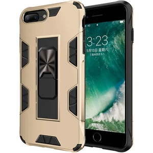 Techno Guru iPhone 6 Plus Stantlı ve Tam Koruma Sağlayan Şık Volve Premium Sert Silikon Kılıf