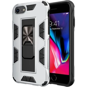 Techno Guru iPhone Se 2020 Stantlı ve Tam Koruma Sağlayan Şık Volve Premium Sert Silikon Kılıf