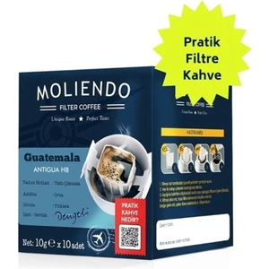 Moliendo Guatemala Antigua Hb Pratik Filtre Kahve 10*10 g