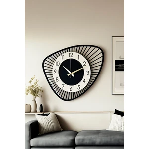Dekoratif Yeni Modern Bellatrix Ahşap Duvar Saati 48 cm