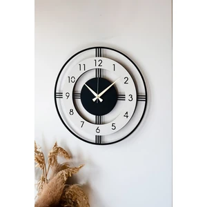 Dekoratif Yeni Modern Mintaka Ahşap Duvar Saati 48CM
