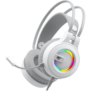 Gamenote H2040D Rgb Aydınlatmalı Mikrofonlu Gaming Oyuncu Kulaklığı - 3.5mm Jack + USB - Beyaz
