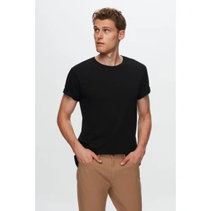 D'S Damat Slim Fit Siyah T-shirt 4HC141996753M