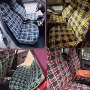 Ekose Kumaş Servis Kılıfı Koltuk Kılıfı Universal
