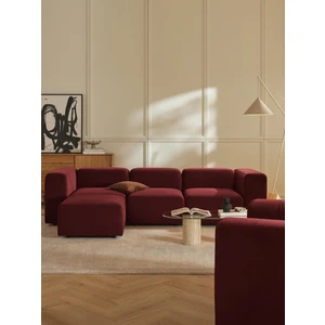 S Home Design Concept Pietro 4 Modül Modüler Kanepe Köşe Koltuk Takımı, Yönsüz Kadife