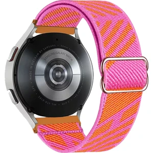 22 mm Universal Örgü Tokalı Bant Kordon Akıllı Pimli Pembe