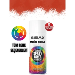 Akrilik Sprey Boya Makine Kırmızısı 400 ml