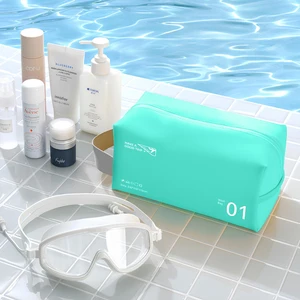 Makyaj Malzemesi Sıvı Dayanıklı Pvc Seyahat Plaj Havuz Fitness Kozmetik Taşıma Çantası