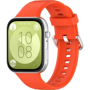 Huawei Watch Fit 3 / Fit 4 / Fit 4 PRO ile Uyumlu Kordon Jel Silikon Tokalı Kayış