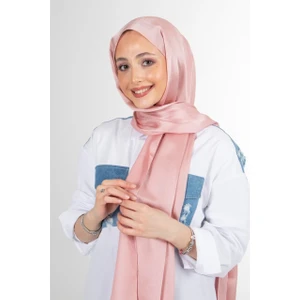 Flora Tekstil Janjan Trend Parlak Saten Dokulu Abiye Şifon Işıl Şal 185 x 70 SAL2315