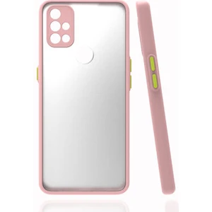 Techno Guru One Plus Nord N10 5g Kenarları Renkli Arkası Buğulu Şık Hux Silikon Kılıf