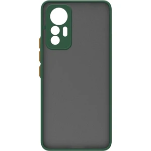 Techno Guru Xiaomi Mi 12 Lite Kenarları Renkli Arkası Buğulu Şık Hux Silikon Kılıf