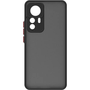 Techno Guru Xiaomi Mi 12T Pro Kenarları Renkli Arkası Buğulu Şık Hux Silikon Kılıf