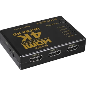 SL-HSW75 HDMI 5in1 Otomatik 5li Metal Switch