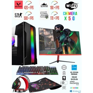 Chimera X50 I5 9400F / RX580 8gb / 256GB SSD 1tb HDD / 16GB Ram / 23.6'' Curved Oyuncu Bilgisayarı