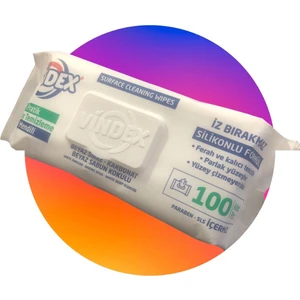 SİLİKON LU İZ BIRAKMAYAN Pratik Yüzey Temizleme Mendili 100 lü paket