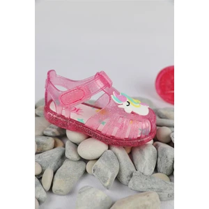 19 - 25 Numara Kız Çocuk Fuşya Igor Tobby Gloss Unicorn Sandalet