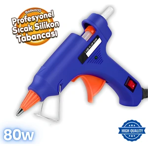 Profesyonel Sıcak Silikon Tabancası 80W Kalın Mum 11.2 mm Kaliteli