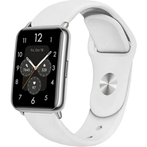 Huawei Watch Fit 2 Beyaz Jel Silikon Kordon + Pim Çevirici Aparatı