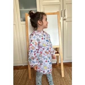 6-10 Yaş, Family, Sıvı Geçirmez, Makinede Yıkanabilir, Uzun Kollu Çocuk, Aktivite Mama Önlüğü