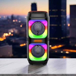 Tekno Gökhan D19 Rgb Işıklı Wireless Tws Taşınabilir Bluetooth Hoparlör