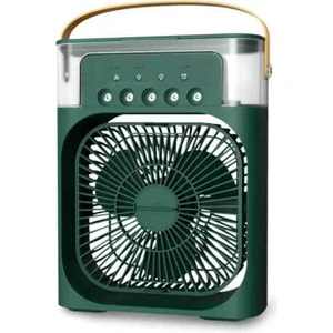 Masaüstü Mini Su Ve Buz Hazneli Buhar Püskürtmeli 3in1 Fan Vantilatör