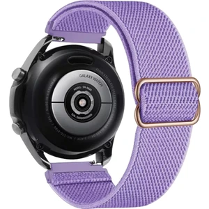 22 mm Universal Örgü Tokalı Bant Kordon Akıllı Pimli Lila