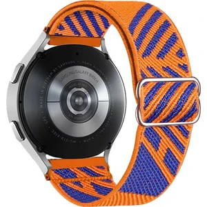 22 mm Universal Örgü Tokalı Bant Kordon Akıllı Pimli Turuncu Mavi