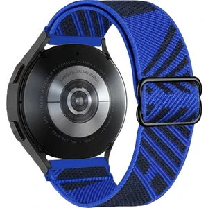 22 mm Universal Örgü Tokalı Bant Kordon Akıllı Pimli Mavi Siyah