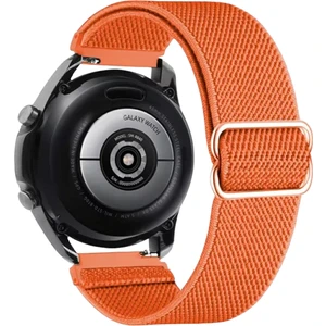 22 mm Universal Örgü Tokalı Bant Kordon Akıllı Pimli Turuncu