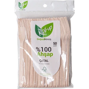 Doğa Dostu Ahşap Çatal 50li