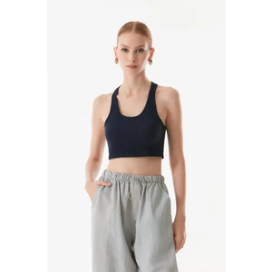 Fitilli Halter Yaka Crop Body