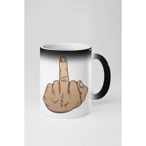 Çakılap El Hareketi, Orta Parmak Tasarımlı Sihirli Kupa, Hediyelik Kupa, Komik Kupa Bardak