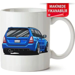 Çakılap Subaru Baskıpı Porselen Kupa Bardak