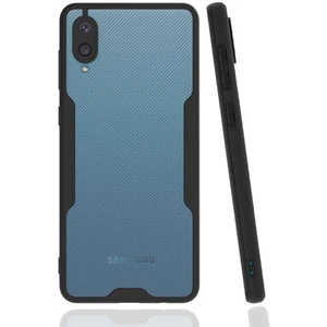 Techno Guru Samsung Galaxy A02 Kamera Korumalı ve Şık Tasarımlı Parfe Premium Silikon Kılıf