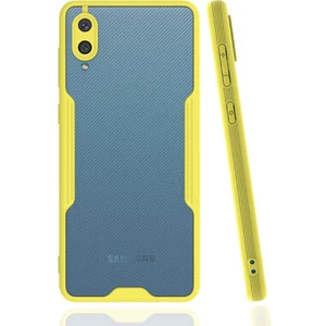 Techno Guru Samsung Galaxy A02 Kamera Korumalı ve Şık Tasarımlı Parfe Premium Silikon Kılıf