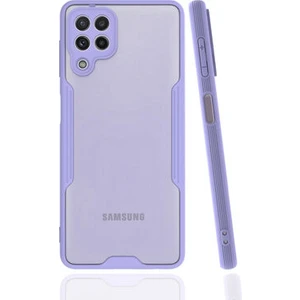 Techno Guru Samsung Galaxy A22 4g Kamera Korumalı ve Şık Tasarımlı Parfe Premium Silikon Kılıf